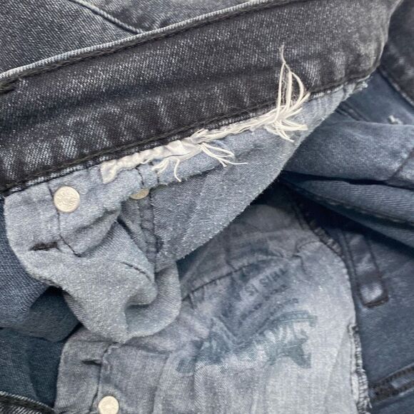 Levi's Men's Regular Fit Straight Leg Stretch 513 Jeans Dark Blue Size 38/34 - Picture 10 of 11